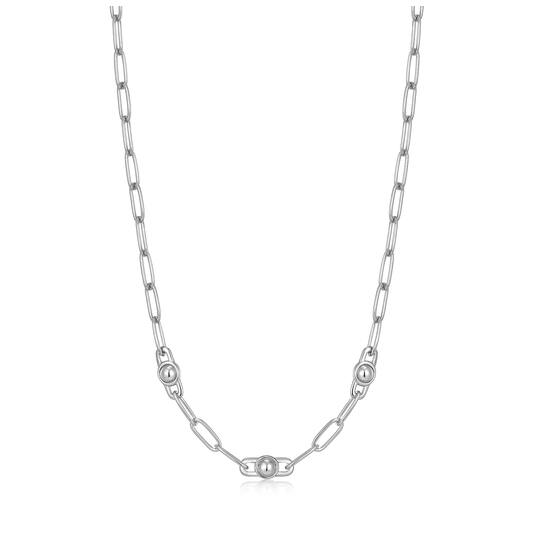  Spaced Out - Gliederketten - Silber / rhodiniert - 40cm